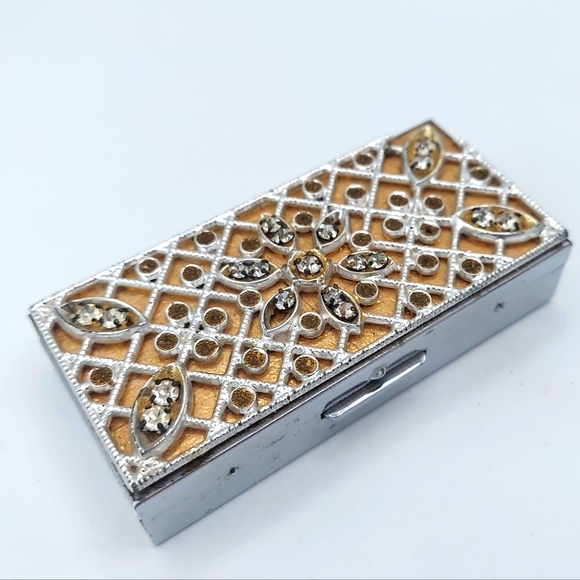 Accessories Vintage Trickettes Cigarette Case With Faux Pearls And